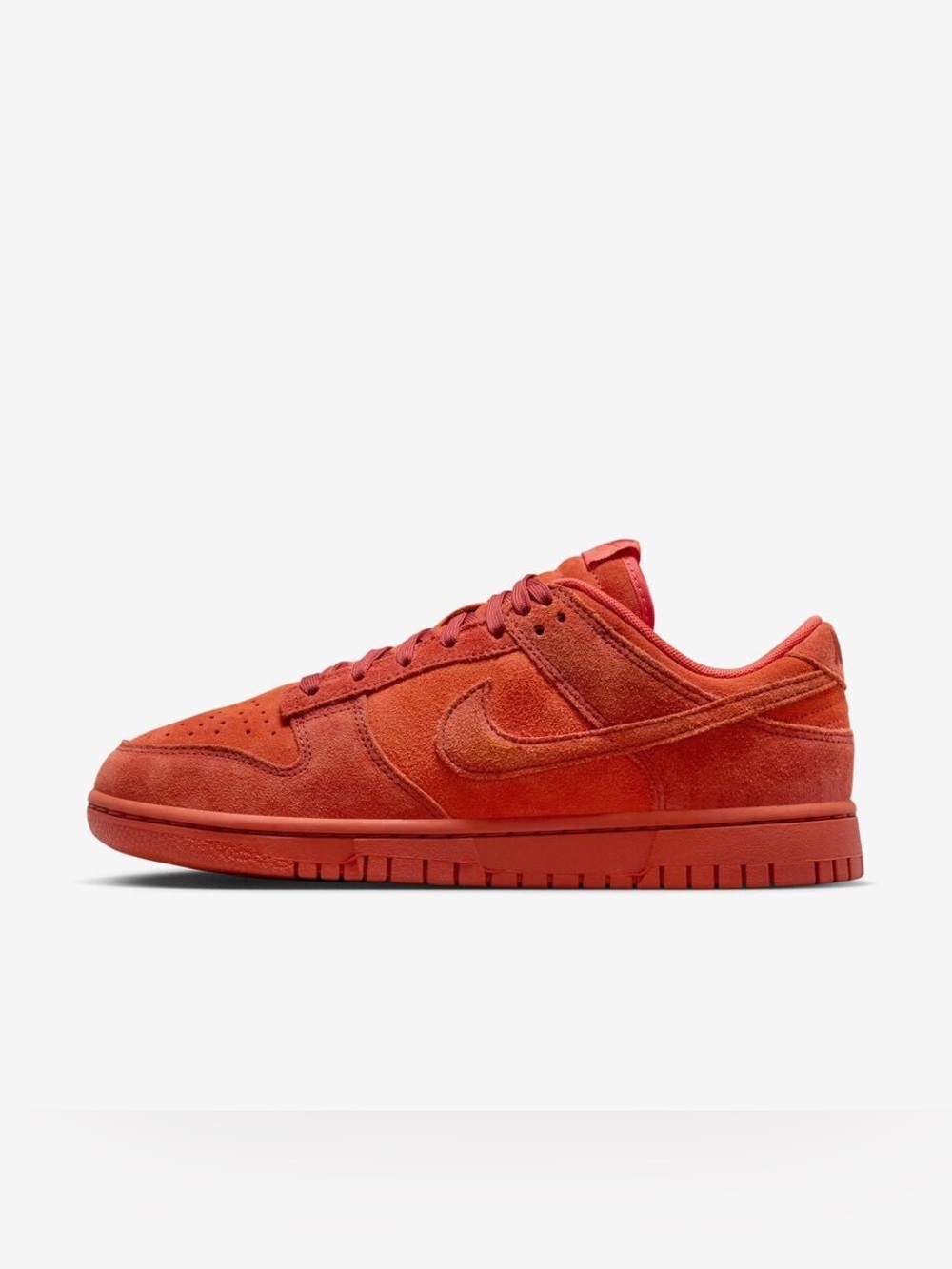 Nike Women’s Dunk Low Suede Sneaker - Picante Red